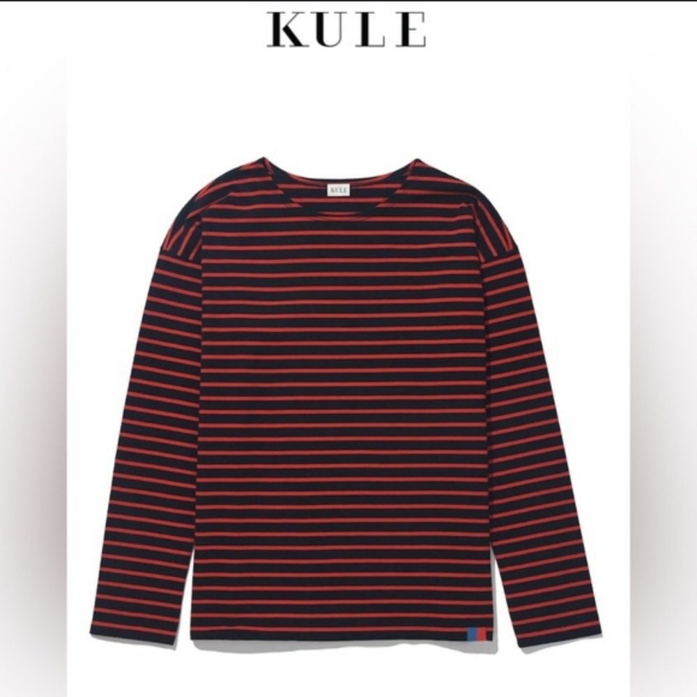KULE | Tops | The
Boyfriend Long sleeve in red /navy casual winter $118